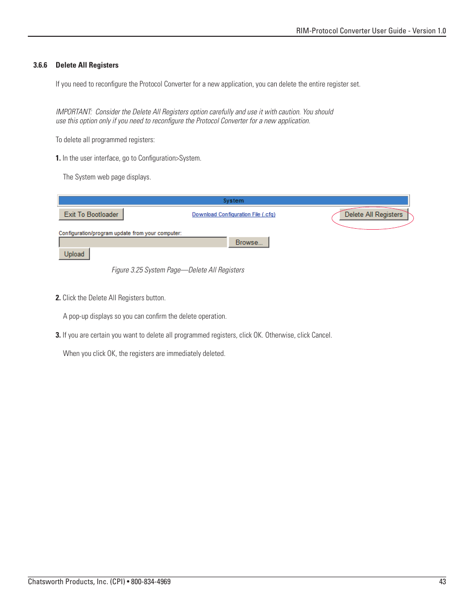 Chatsworth Products Remote Infrastructure Management System Protocol Converter User Manual | Page 43 / 68