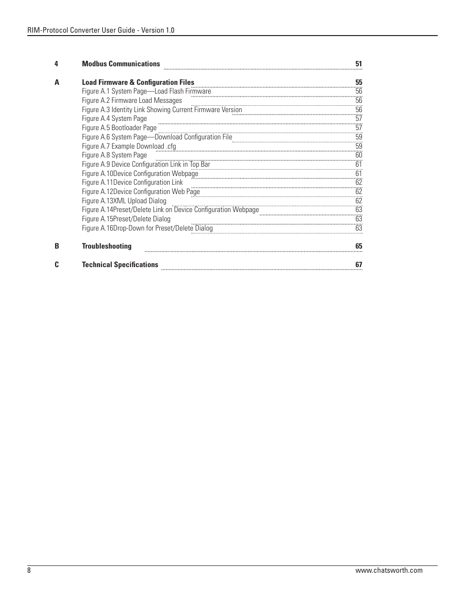 Chatsworth Products Remote Infrastructure Management System Protocol Converter User Manual | Page 8 / 68