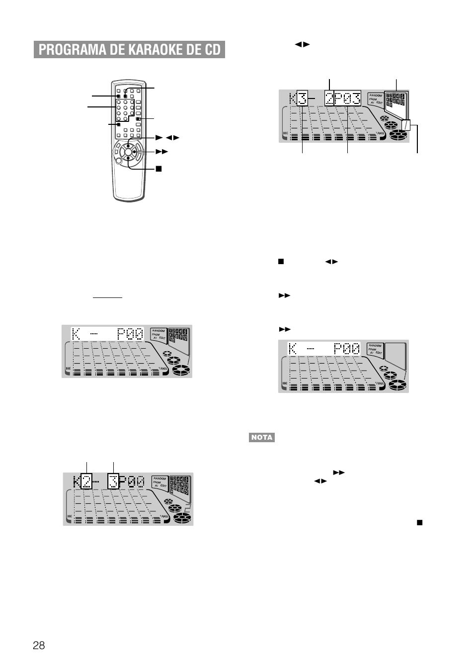 Programa de karaoke de cd | Aiwa XH-A1000 User Manual | Page 63 / 101