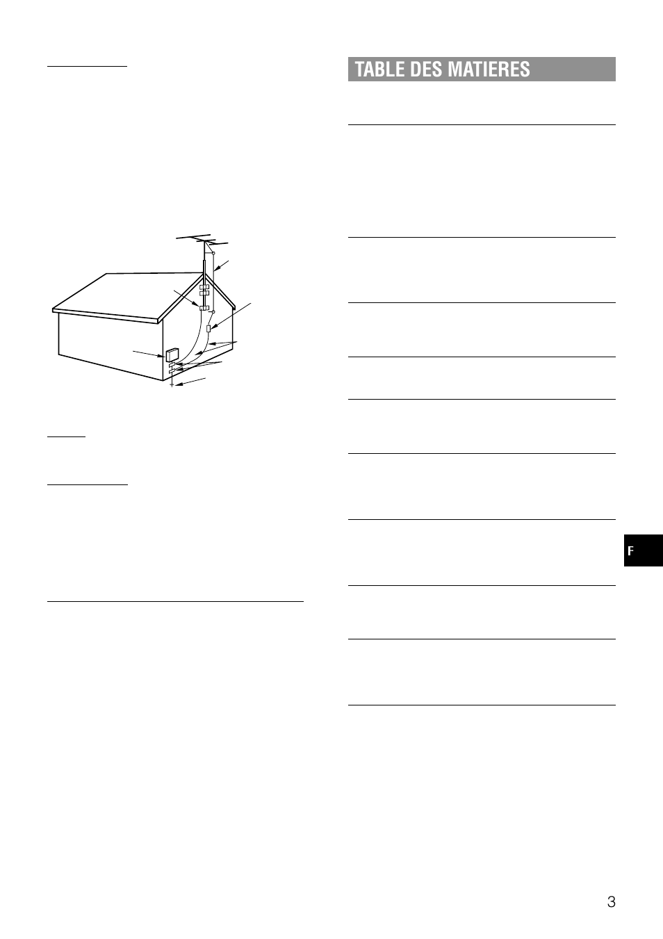 Table des matieres | Aiwa XH-A1000 User Manual | Page 71 / 101