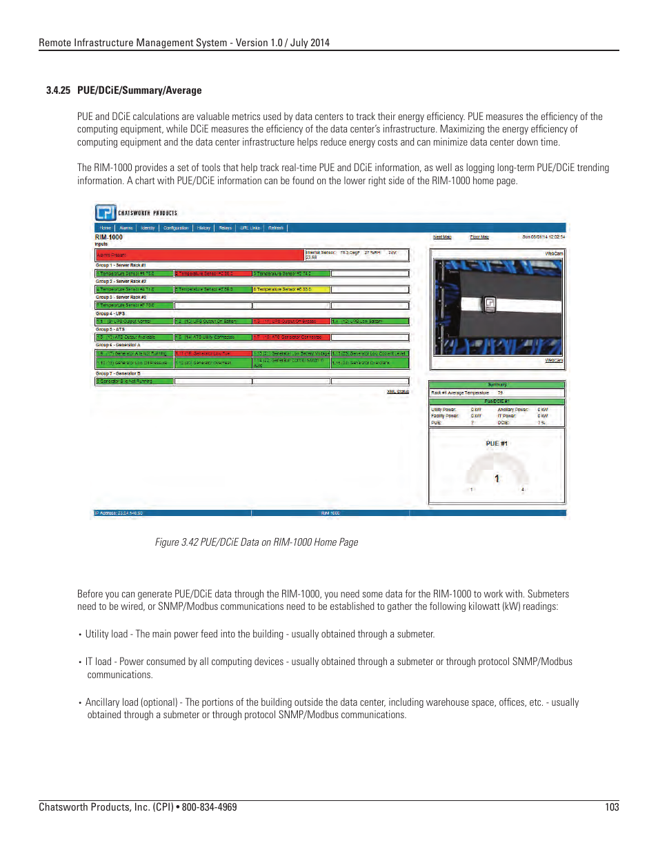 Chatsworth Products Remote Infrastructure Management (RIM-1000) User Manual | Page 103 / 214