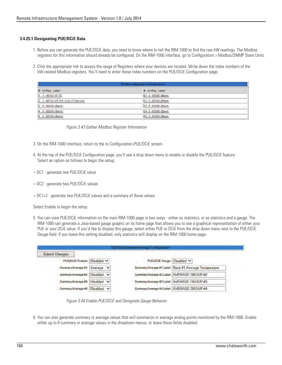 Chatsworth Products Remote Infrastructure Management (RIM-1000) User Manual | Page 104 / 214