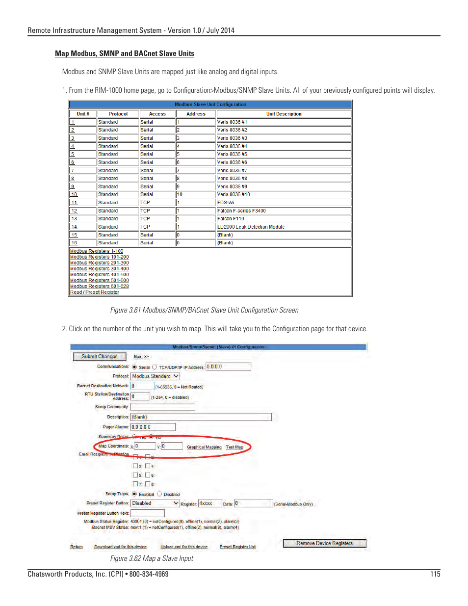 Chatsworth Products Remote Infrastructure Management (RIM-1000) User Manual | Page 115 / 214