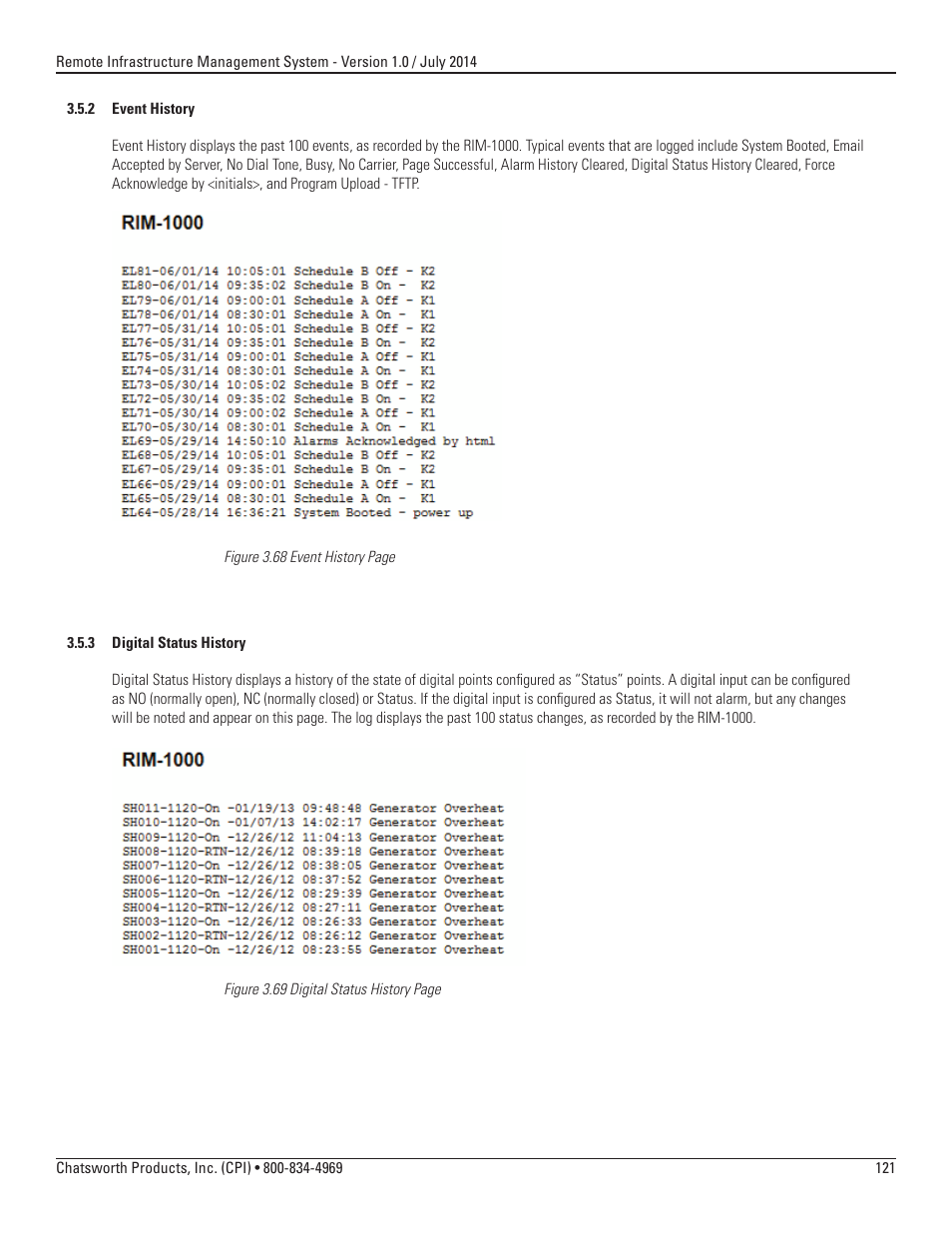 Chatsworth Products Remote Infrastructure Management (RIM-1000) User Manual | Page 121 / 214