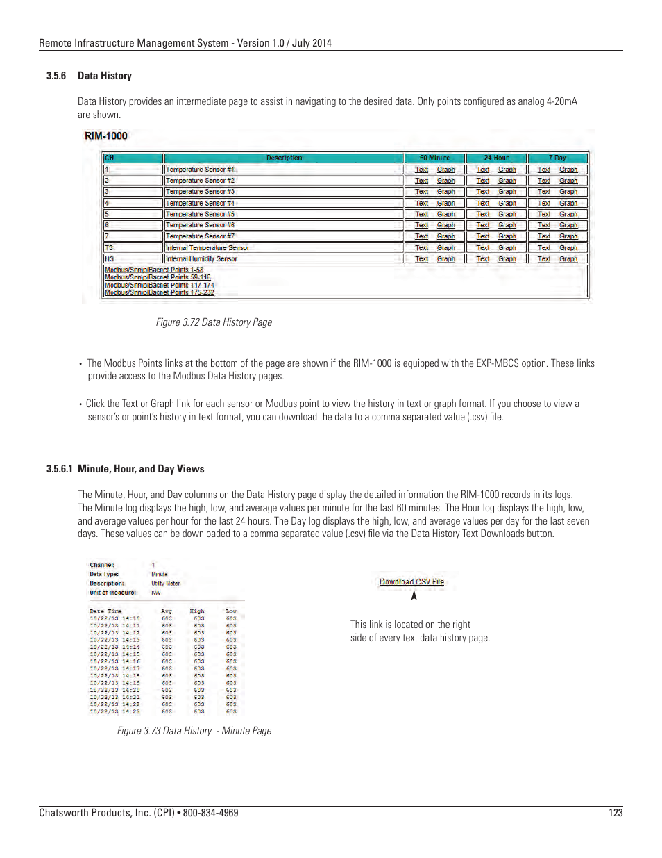 Chatsworth Products Remote Infrastructure Management (RIM-1000) User Manual | Page 123 / 214