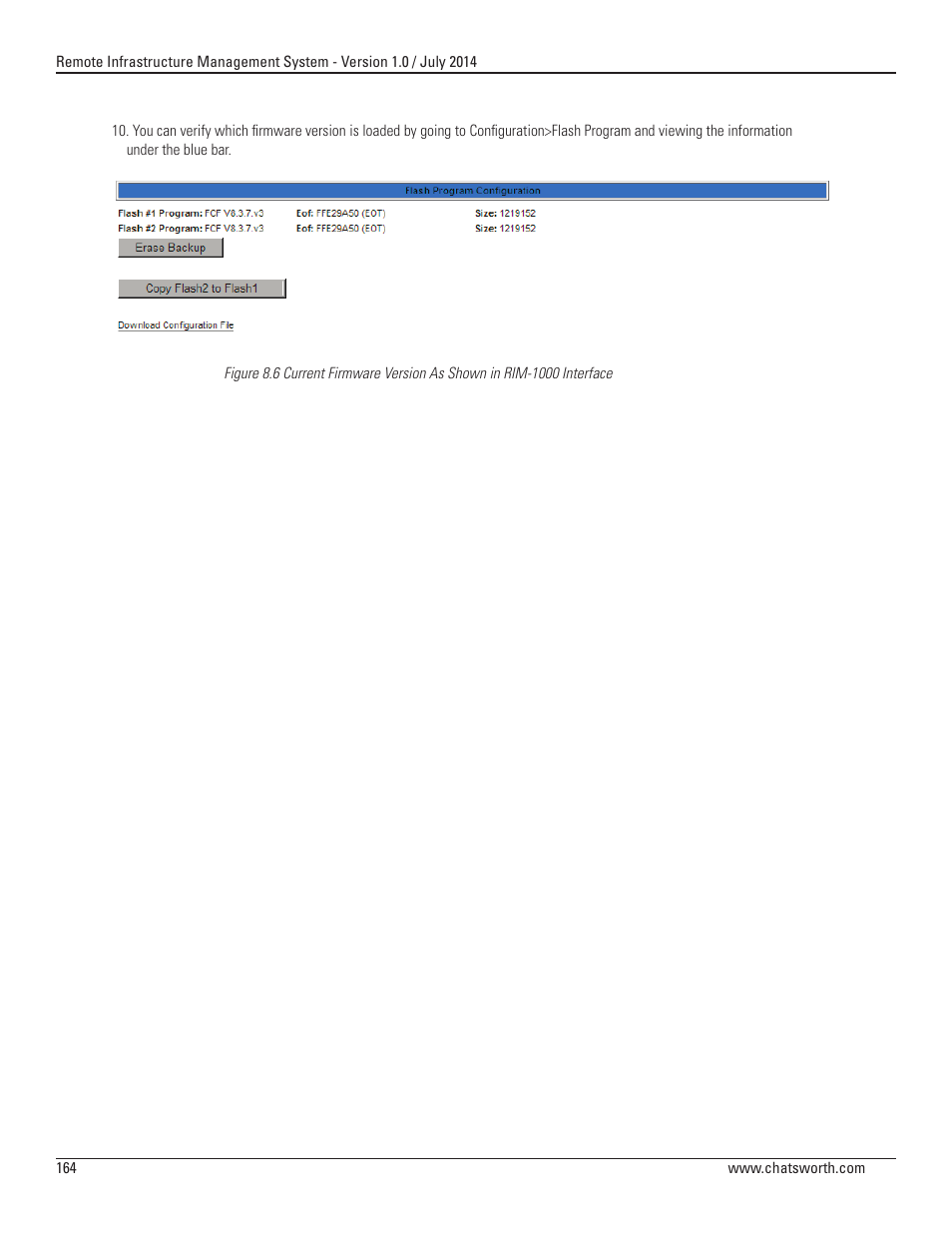 Chatsworth Products Remote Infrastructure Management (RIM-1000) User Manual | Page 164 / 214