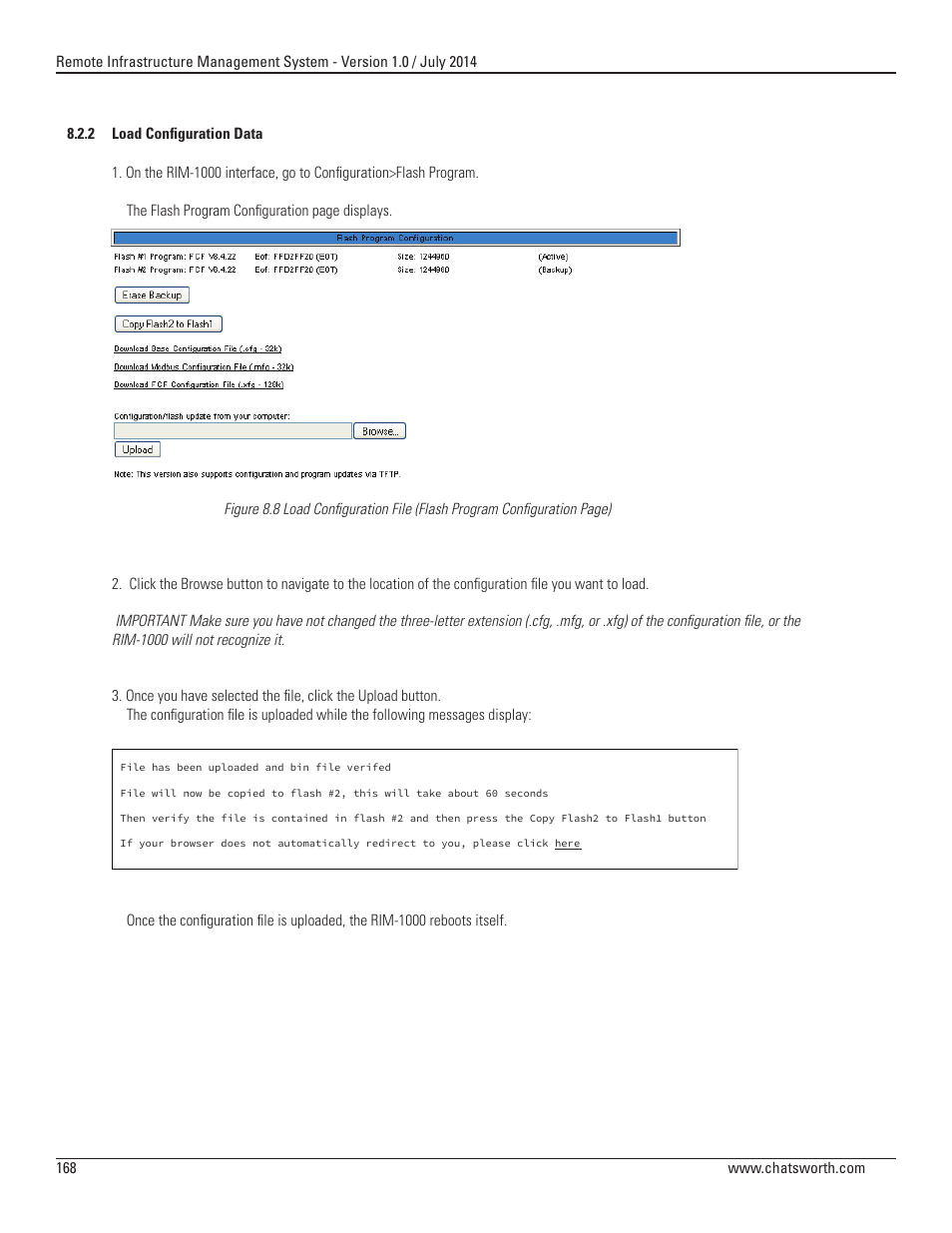 Chatsworth Products Remote Infrastructure Management (RIM-1000) User Manual | Page 168 / 214