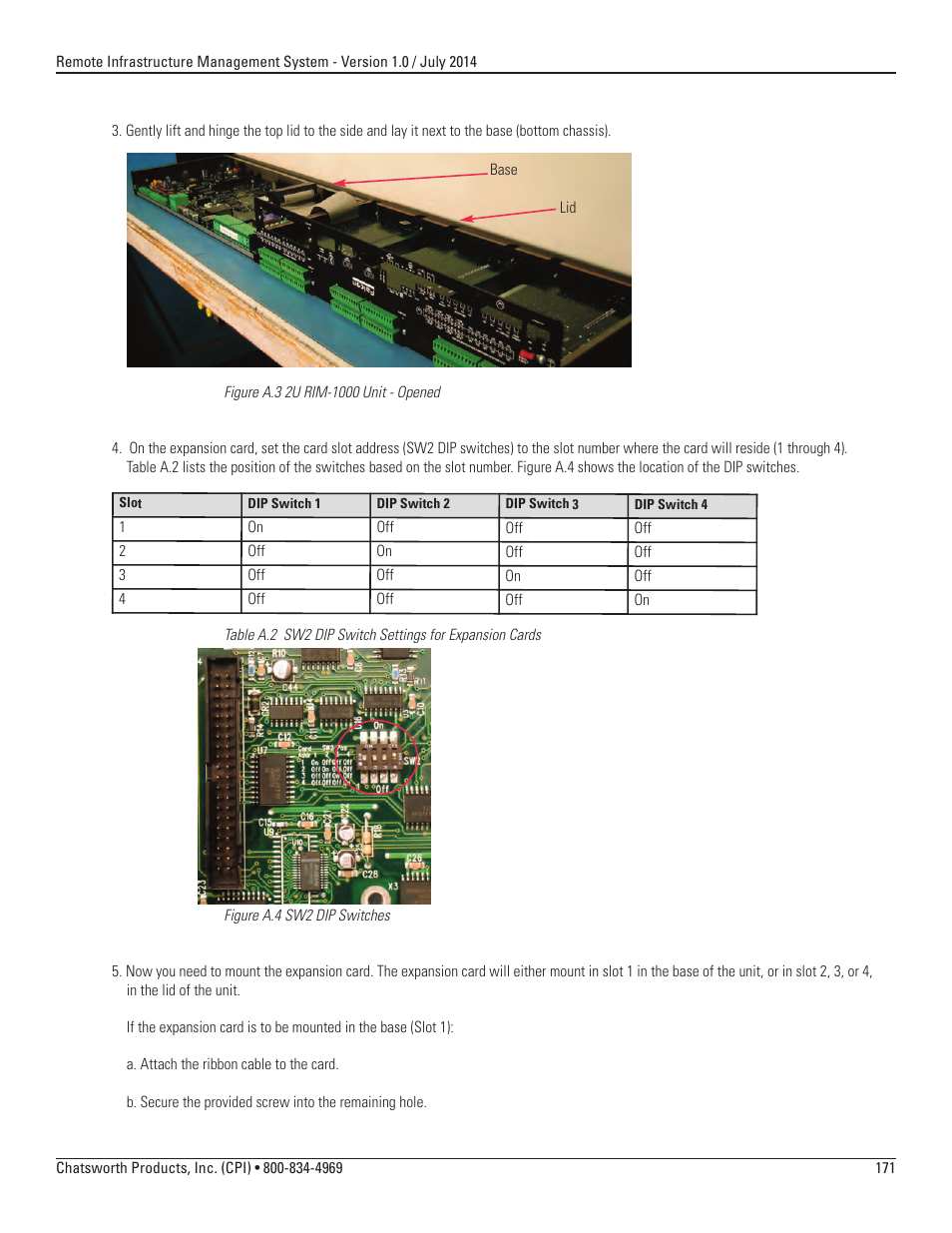 Chatsworth Products Remote Infrastructure Management (RIM-1000) User Manual | Page 171 / 214