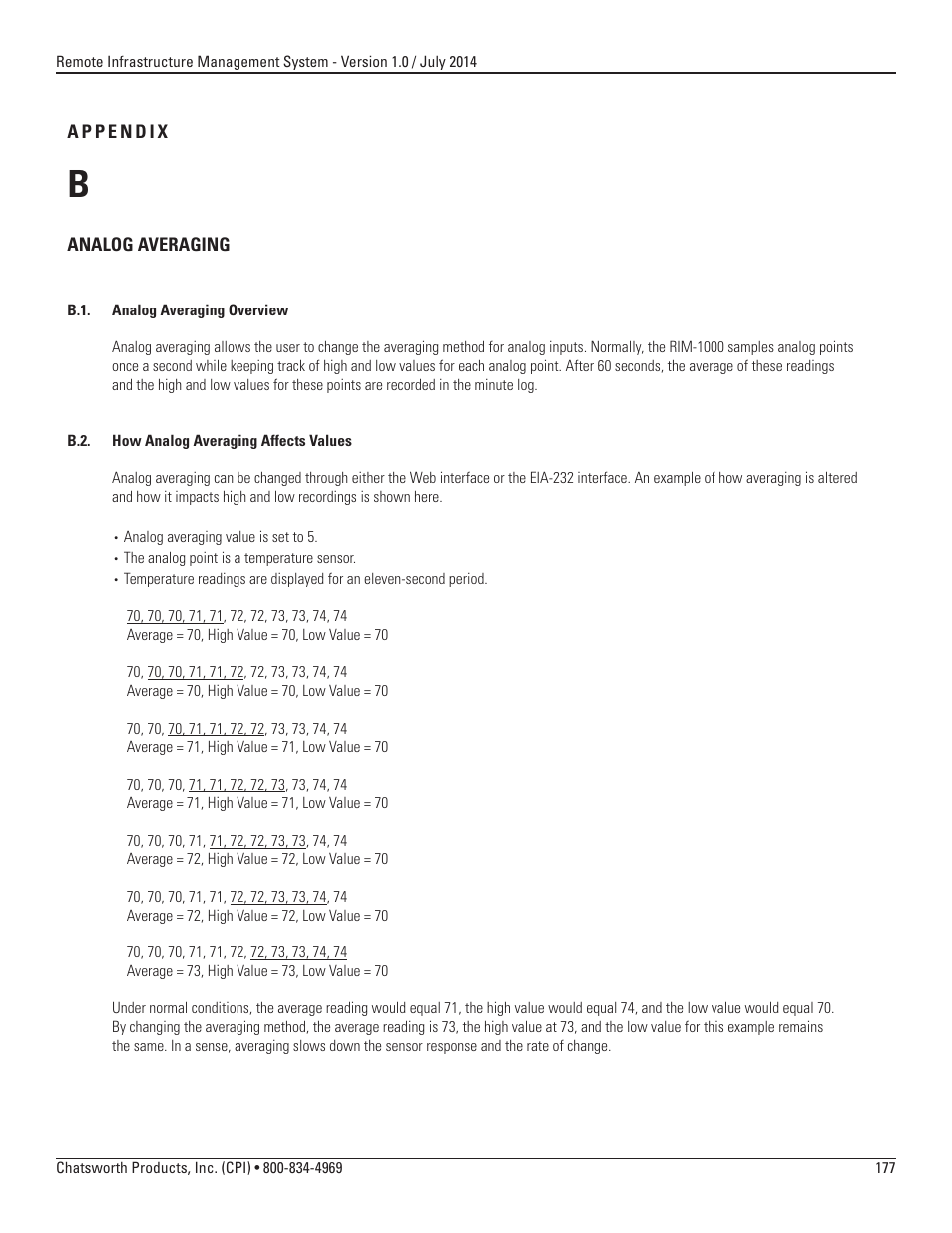 Chatsworth Products Remote Infrastructure Management (RIM-1000) User Manual | Page 177 / 214