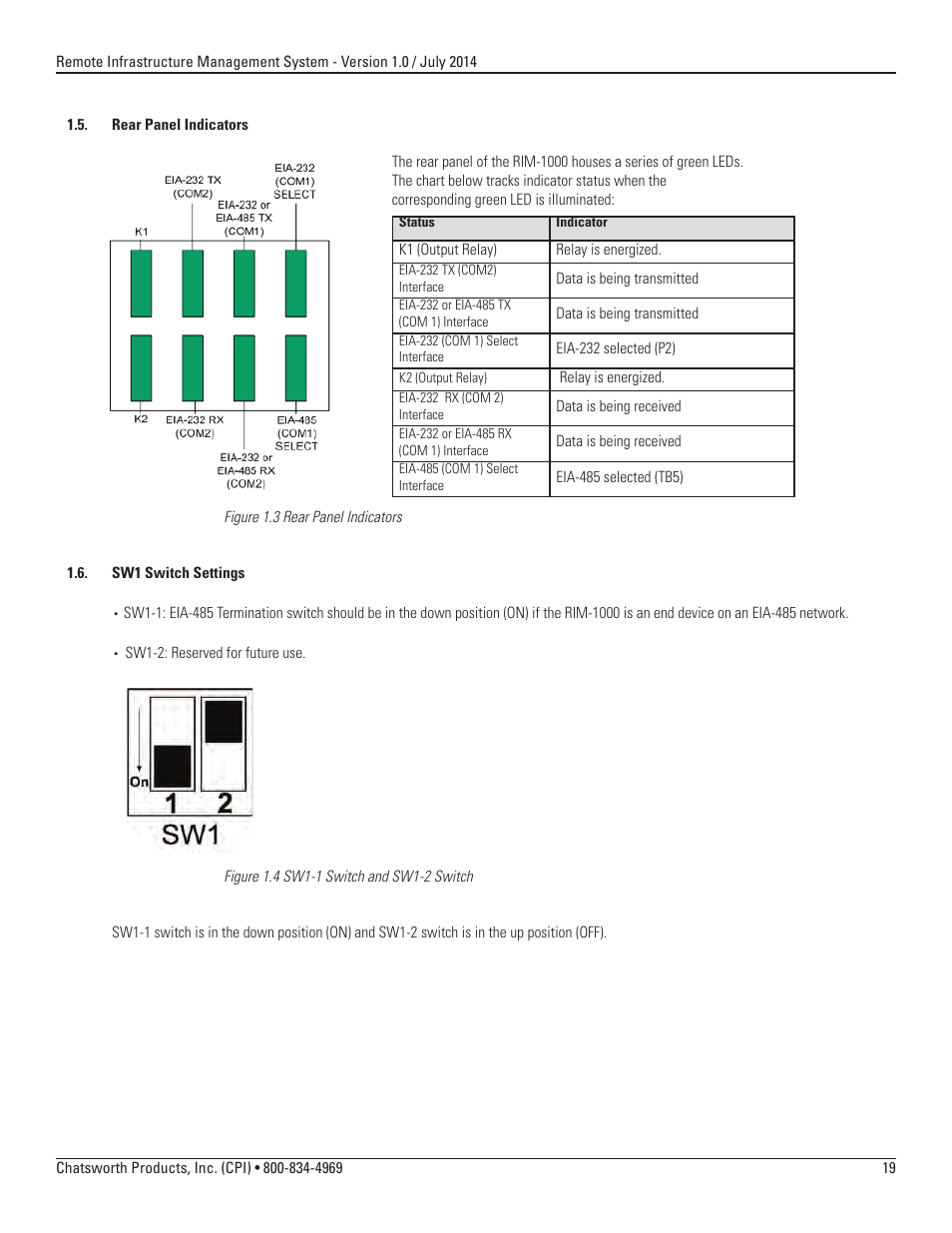 Chatsworth Products Remote Infrastructure Management (RIM-1000) User Manual | Page 19 / 214