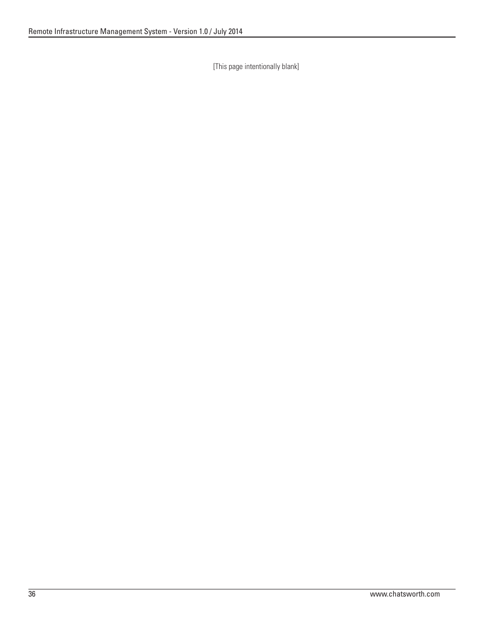 Chatsworth Products Remote Infrastructure Management (RIM-1000) User Manual | Page 36 / 214