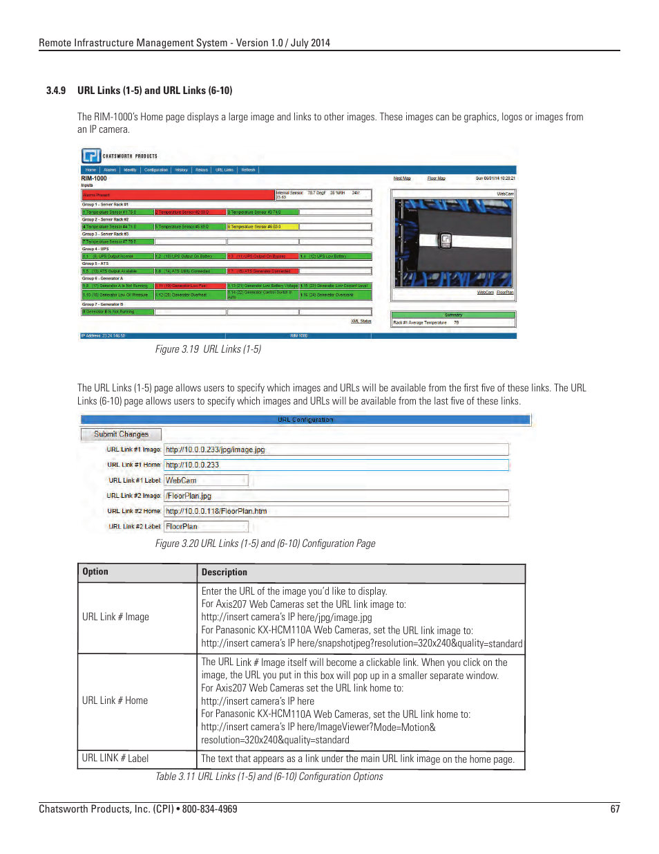 Chatsworth Products Remote Infrastructure Management (RIM-1000) User Manual | Page 67 / 214