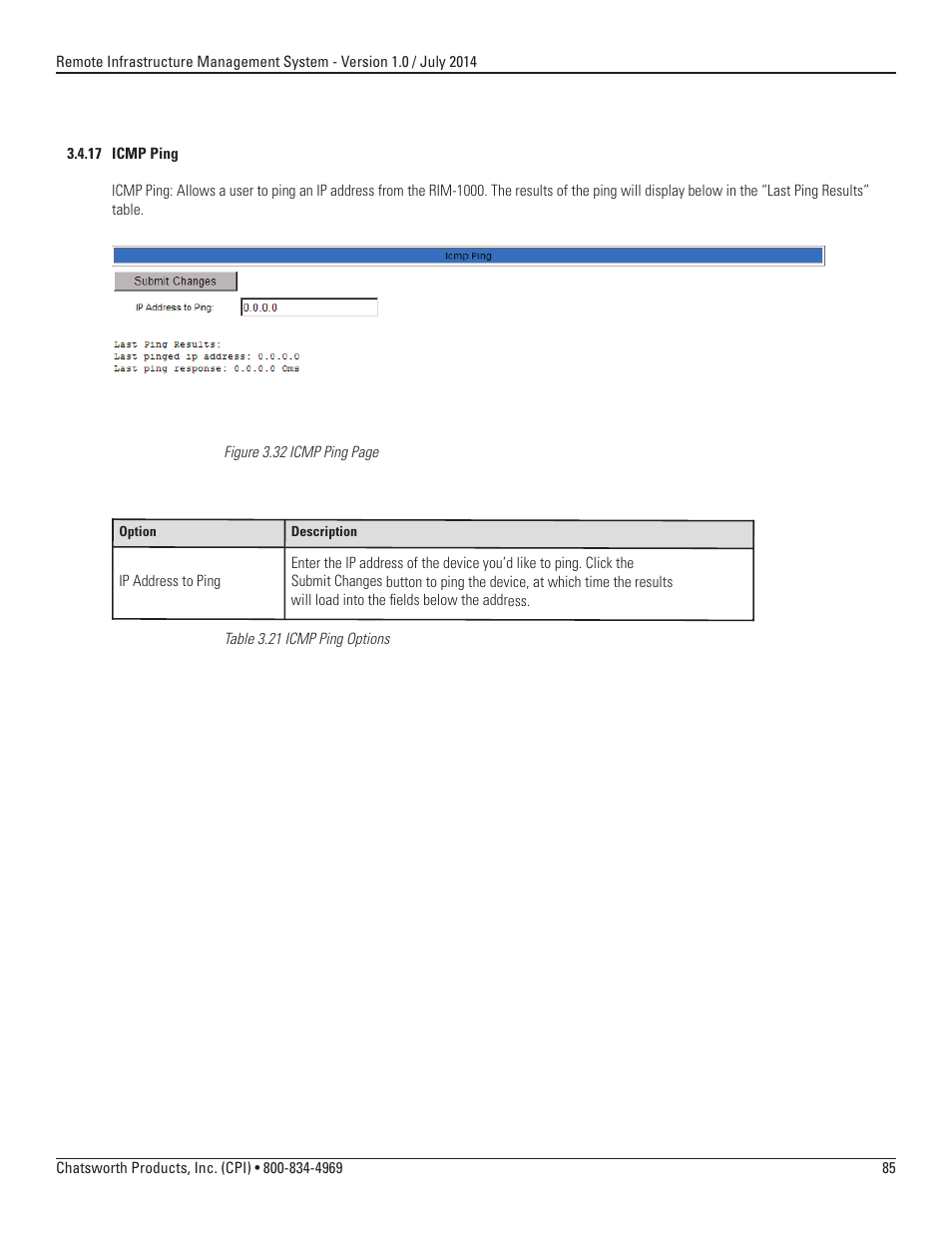 Chatsworth Products Remote Infrastructure Management (RIM-1000) User Manual | Page 85 / 214