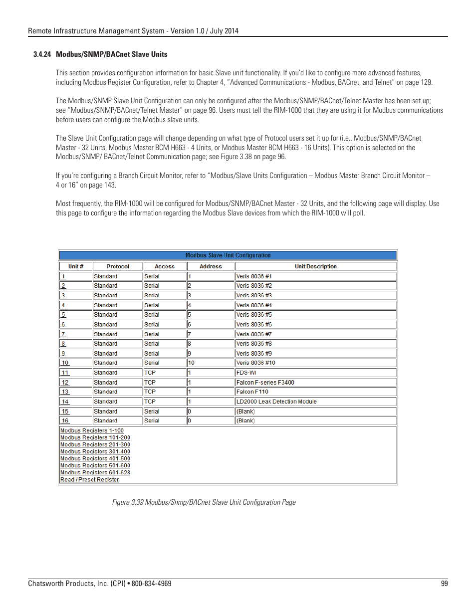 Chatsworth Products Remote Infrastructure Management (RIM-1000) User Manual | Page 99 / 214