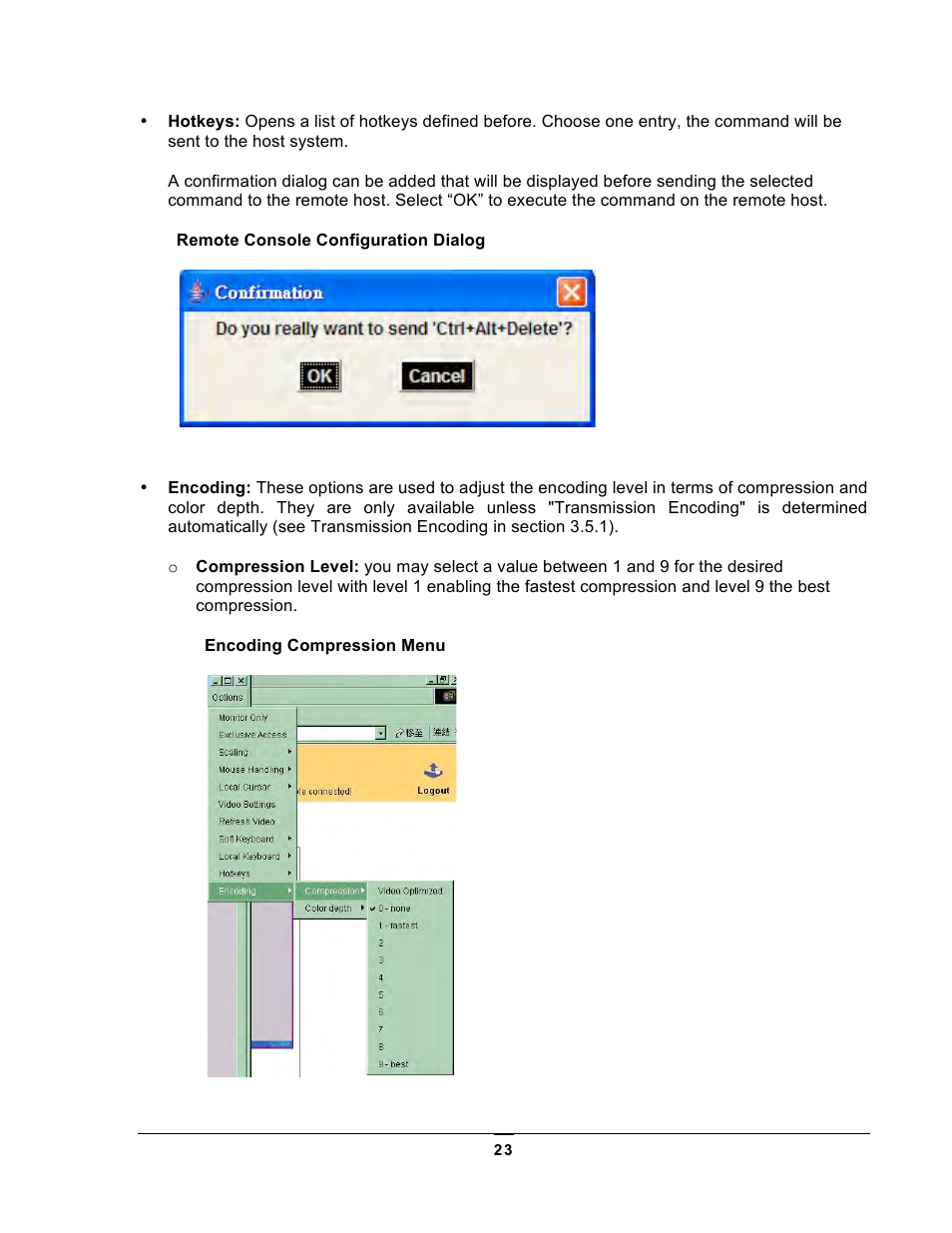 Chatsworth Products KVM Over IP User Manual | Page 23 / 69