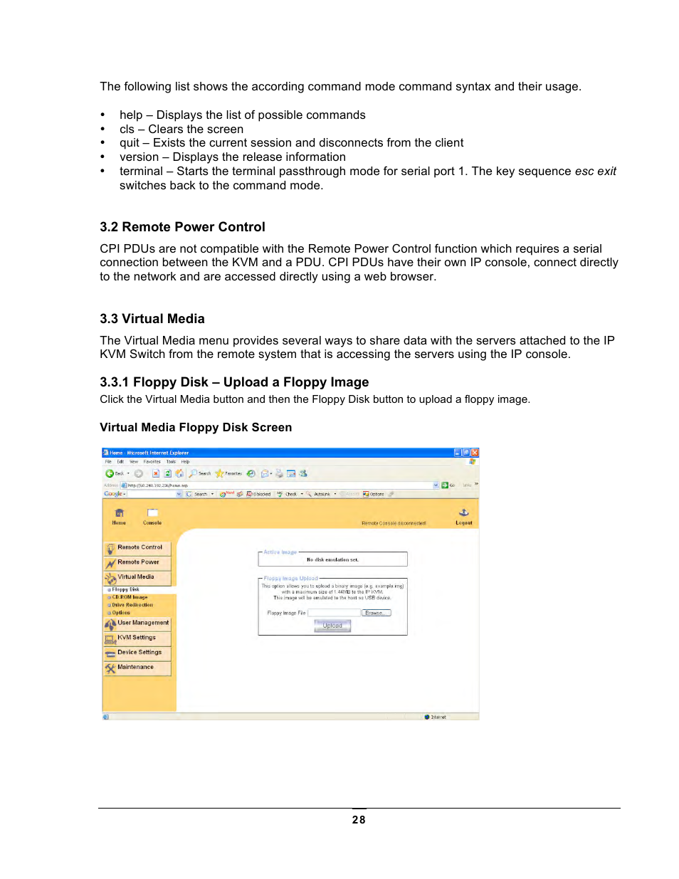 Chatsworth Products KVM Over IP User Manual | Page 28 / 69