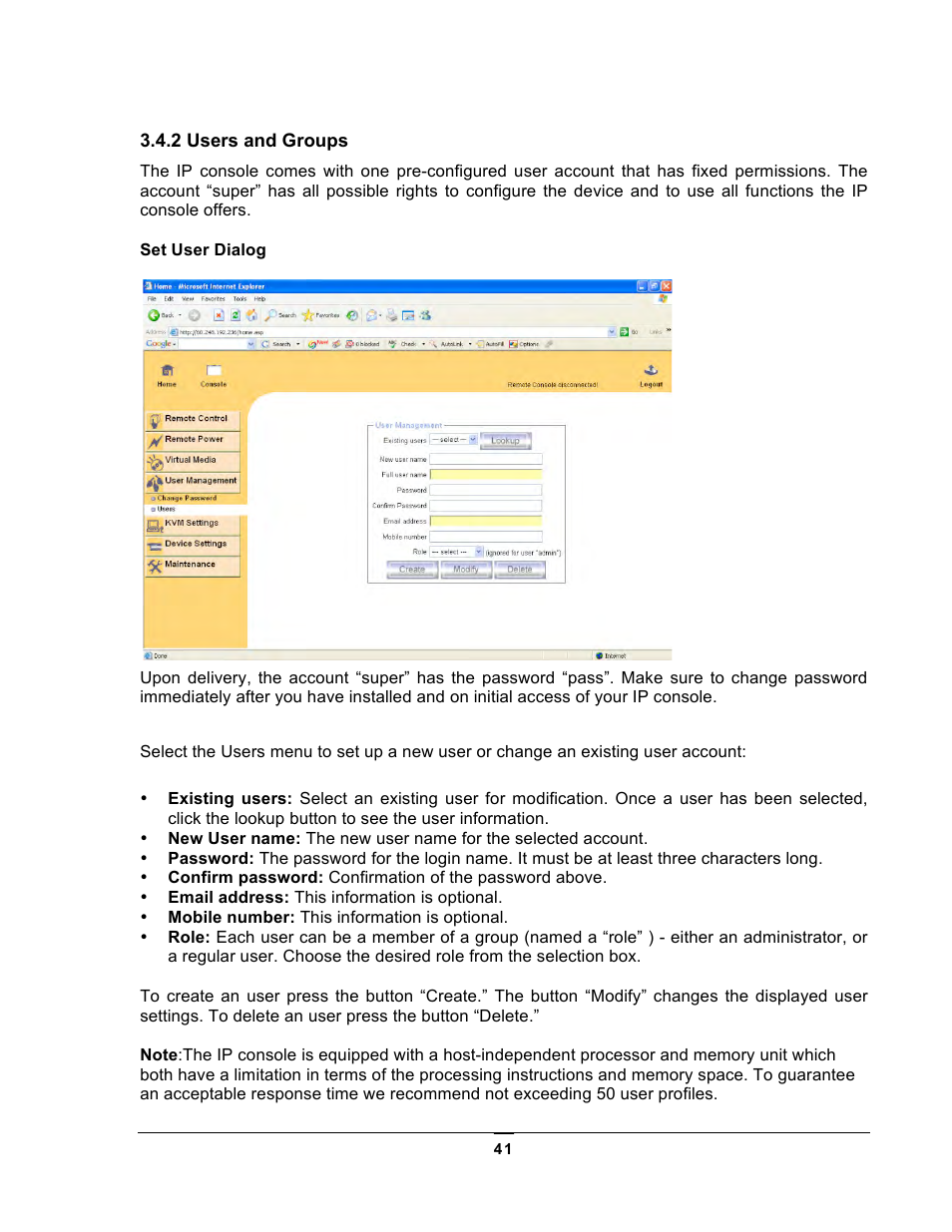 Chatsworth Products KVM Over IP User Manual | Page 41 / 69