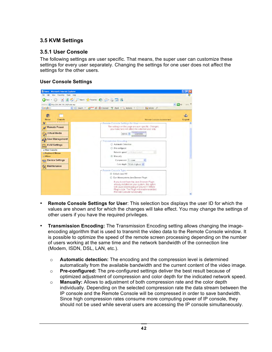 Chatsworth Products KVM Over IP User Manual | Page 42 / 69