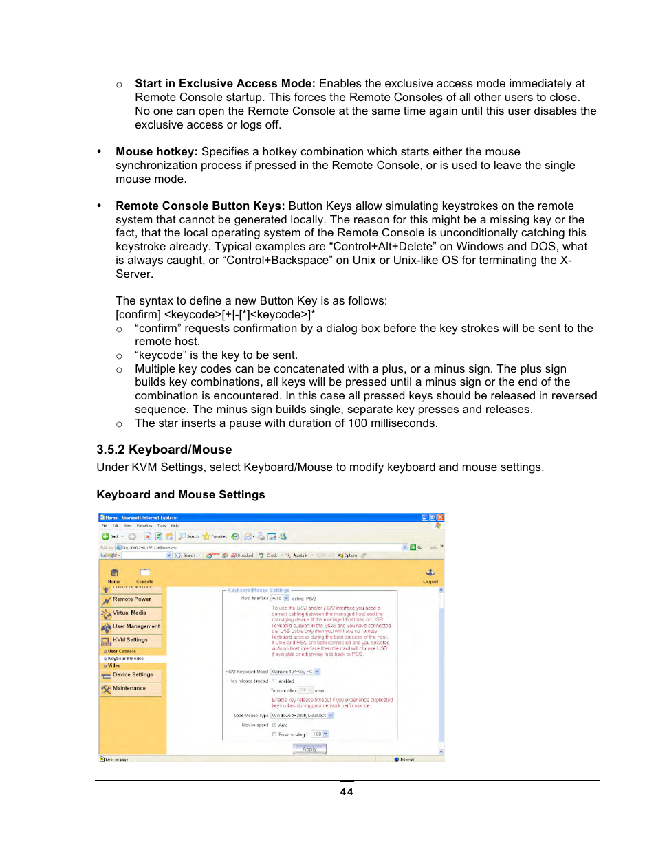 Chatsworth Products KVM Over IP User Manual | Page 44 / 69