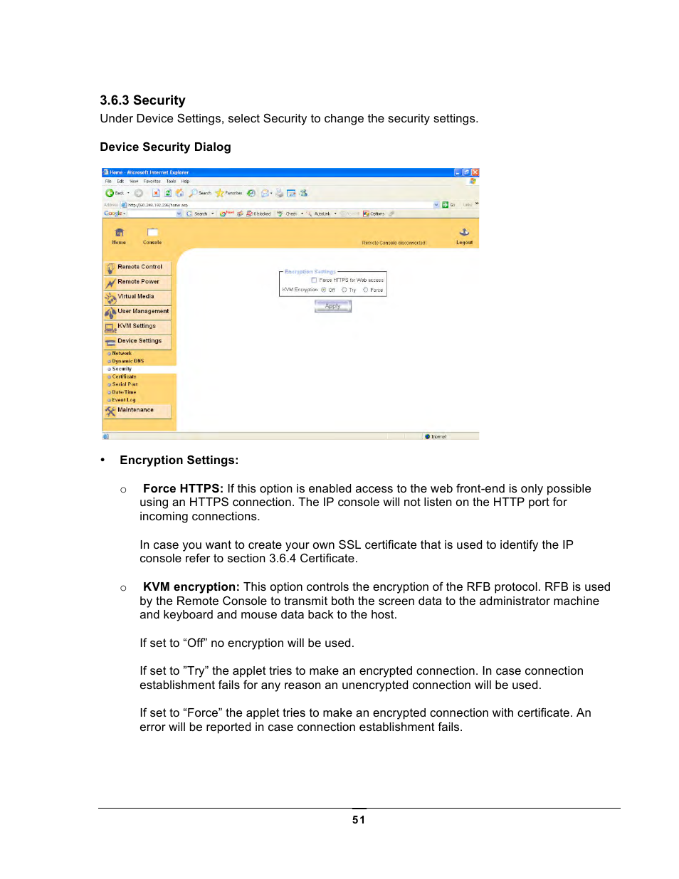 Chatsworth Products KVM Over IP User Manual | Page 51 / 69