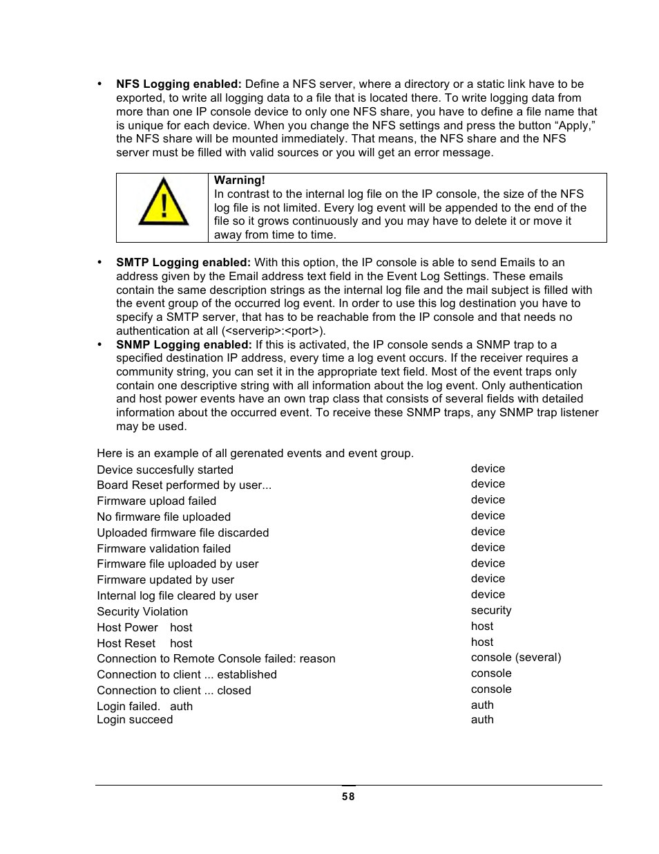 Chatsworth Products KVM Over IP User Manual | Page 58 / 69