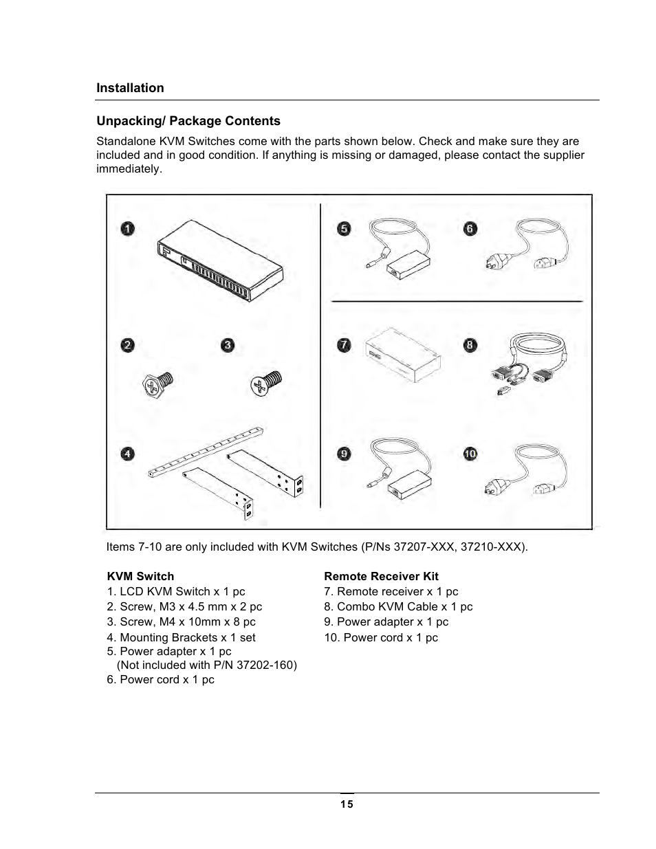 Chatsworth Products Analog KVM User Manual | Page 15 / 36