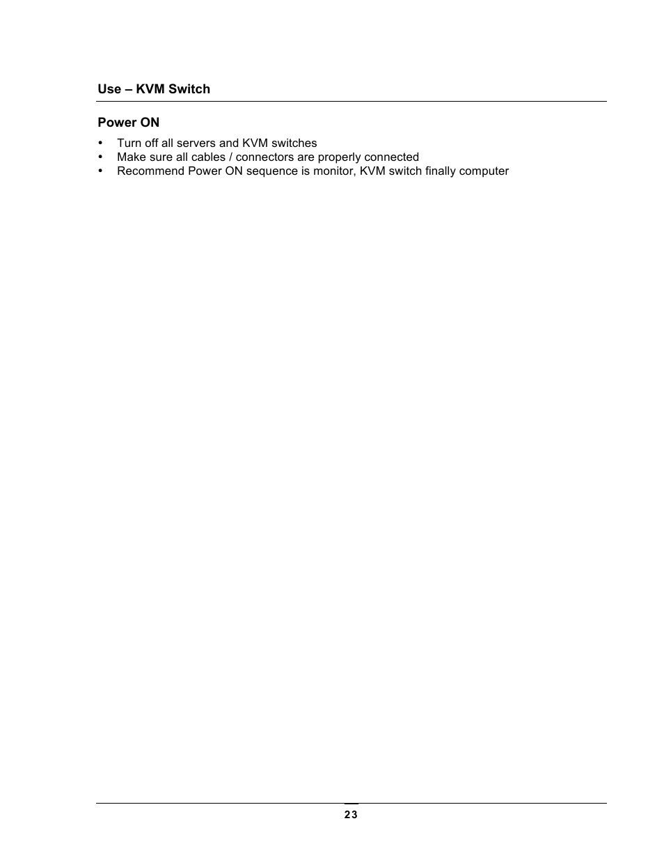 Chatsworth Products Analog KVM User Manual | Page 23 / 36