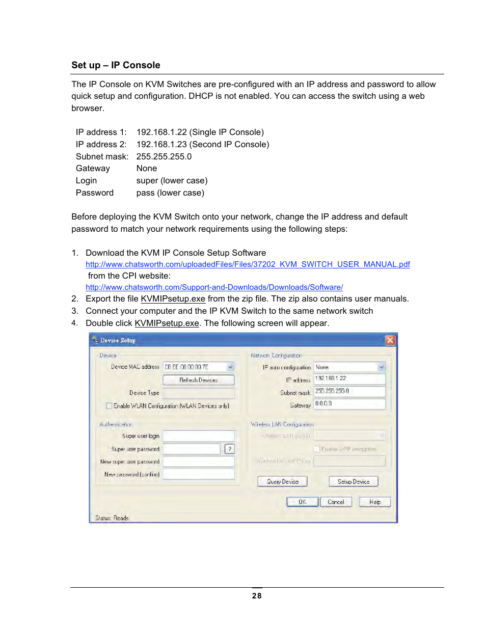 Chatsworth Products Analog KVM User Manual | Page 28 / 36