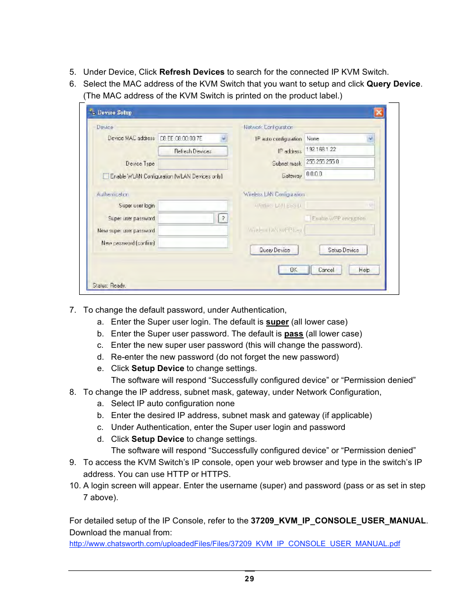 Chatsworth Products Analog KVM User Manual | Page 29 / 36