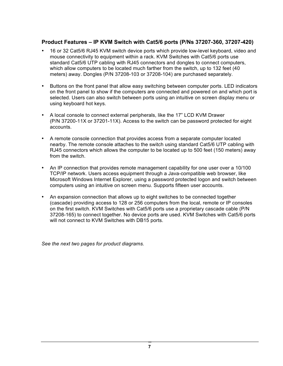 Chatsworth Products Analog KVM User Manual | Page 7 / 36