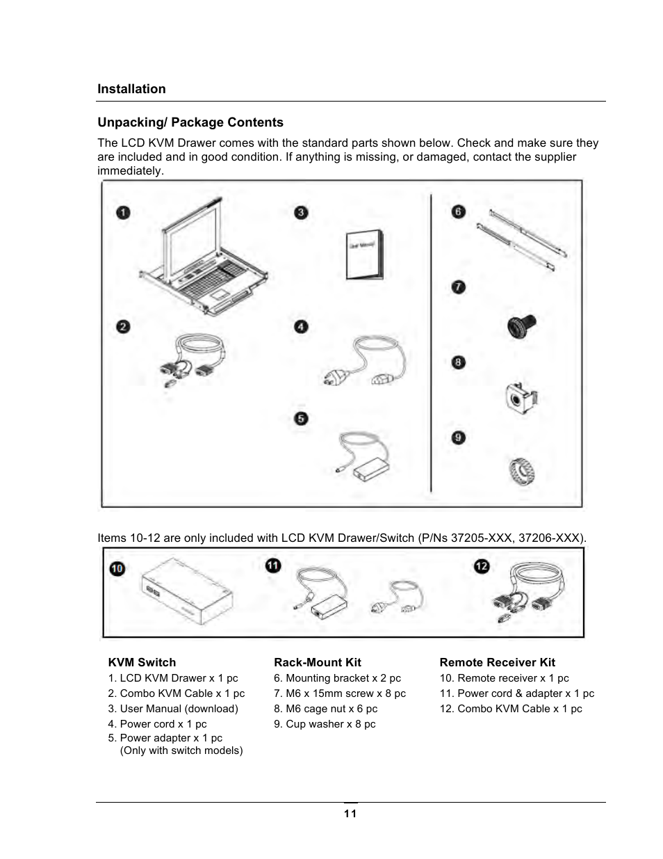 Chatsworth Products LCD Monitors User Manual | Page 11 / 44