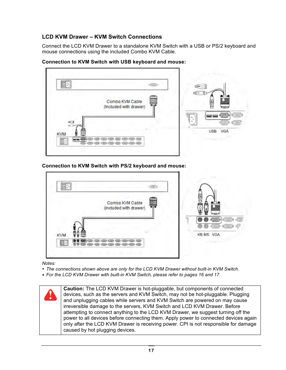 Chatsworth Products LCD Monitors User Manual | Page 17 / 44