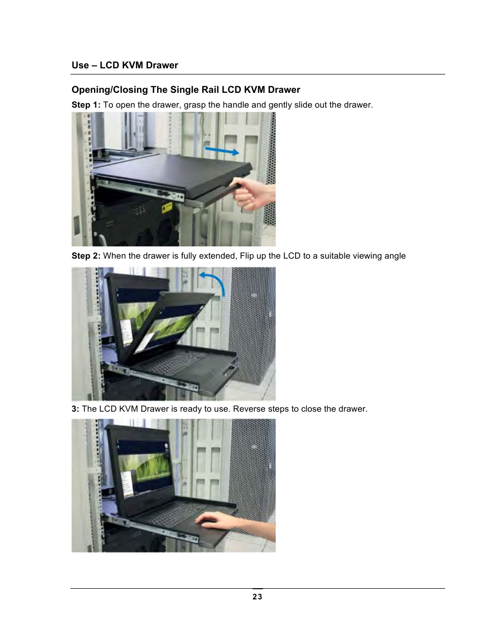 Chatsworth Products LCD Monitors User Manual | Page 23 / 44