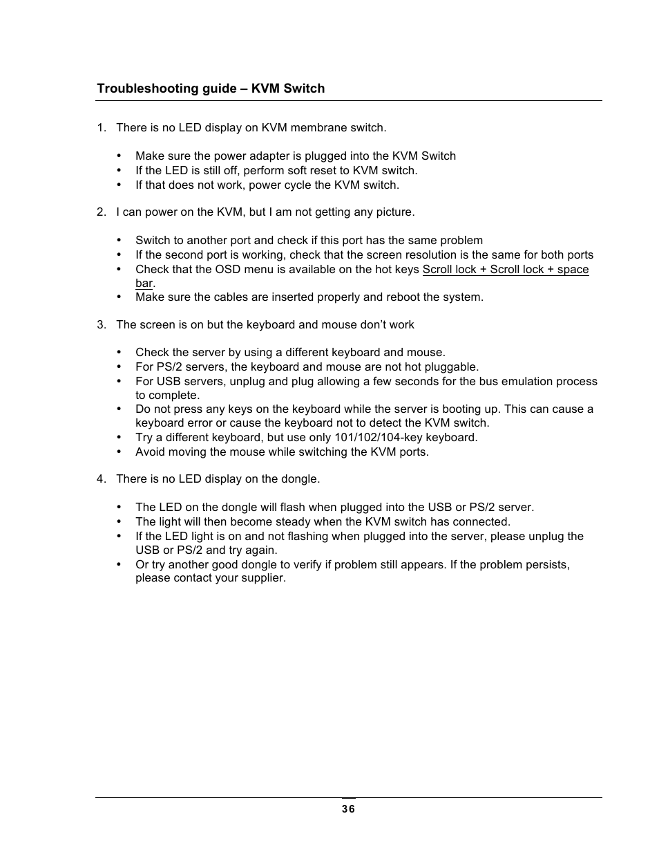 Chatsworth Products LCD Monitors User Manual | Page 36 / 44