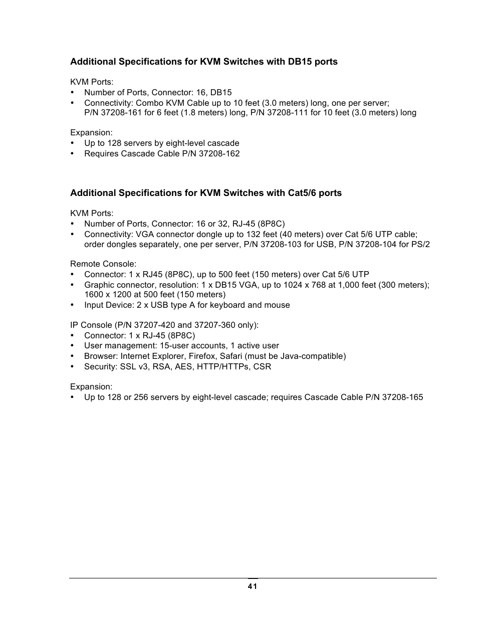 Chatsworth Products LCD Monitors User Manual | Page 41 / 44