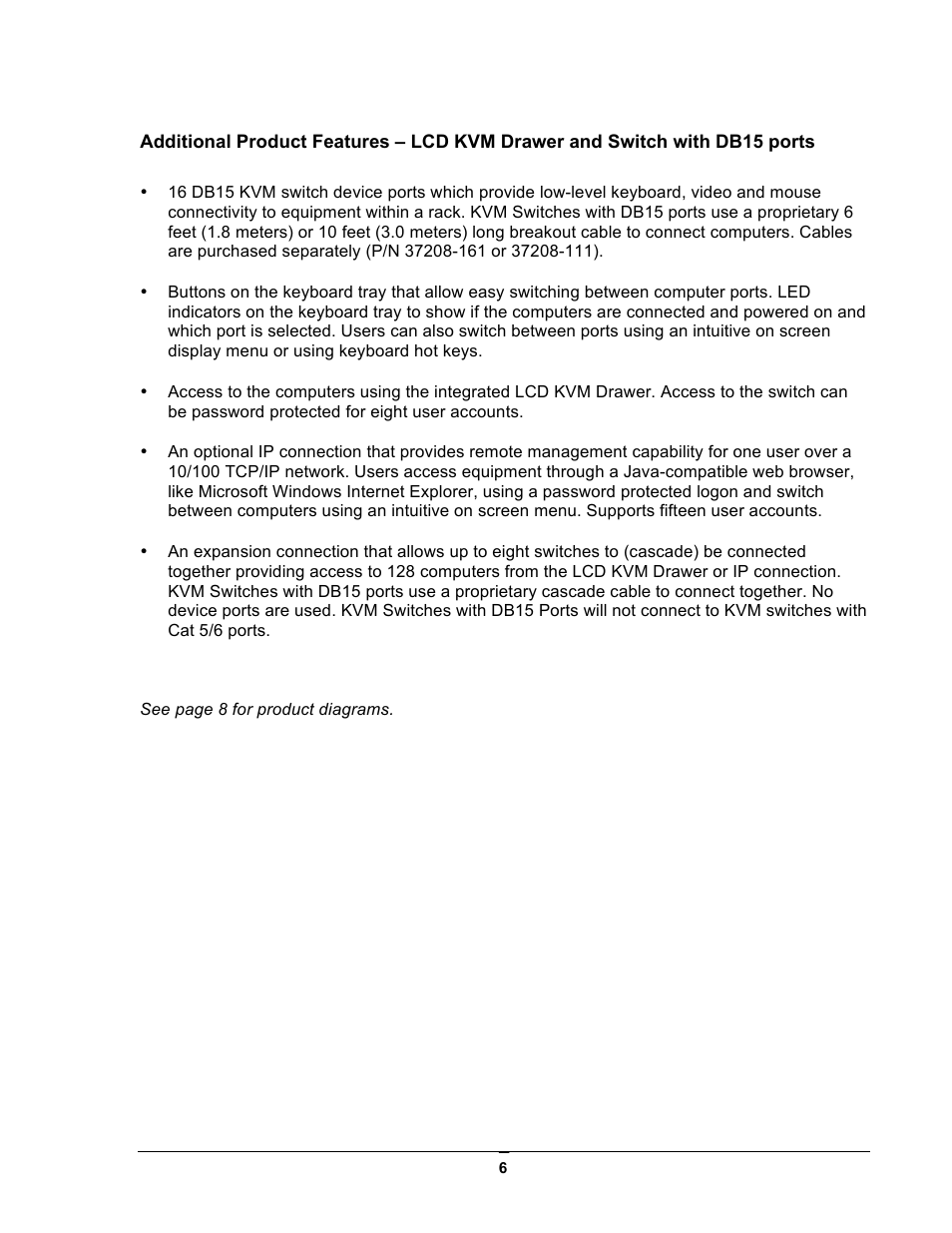Chatsworth Products LCD Monitors User Manual | Page 6 / 44