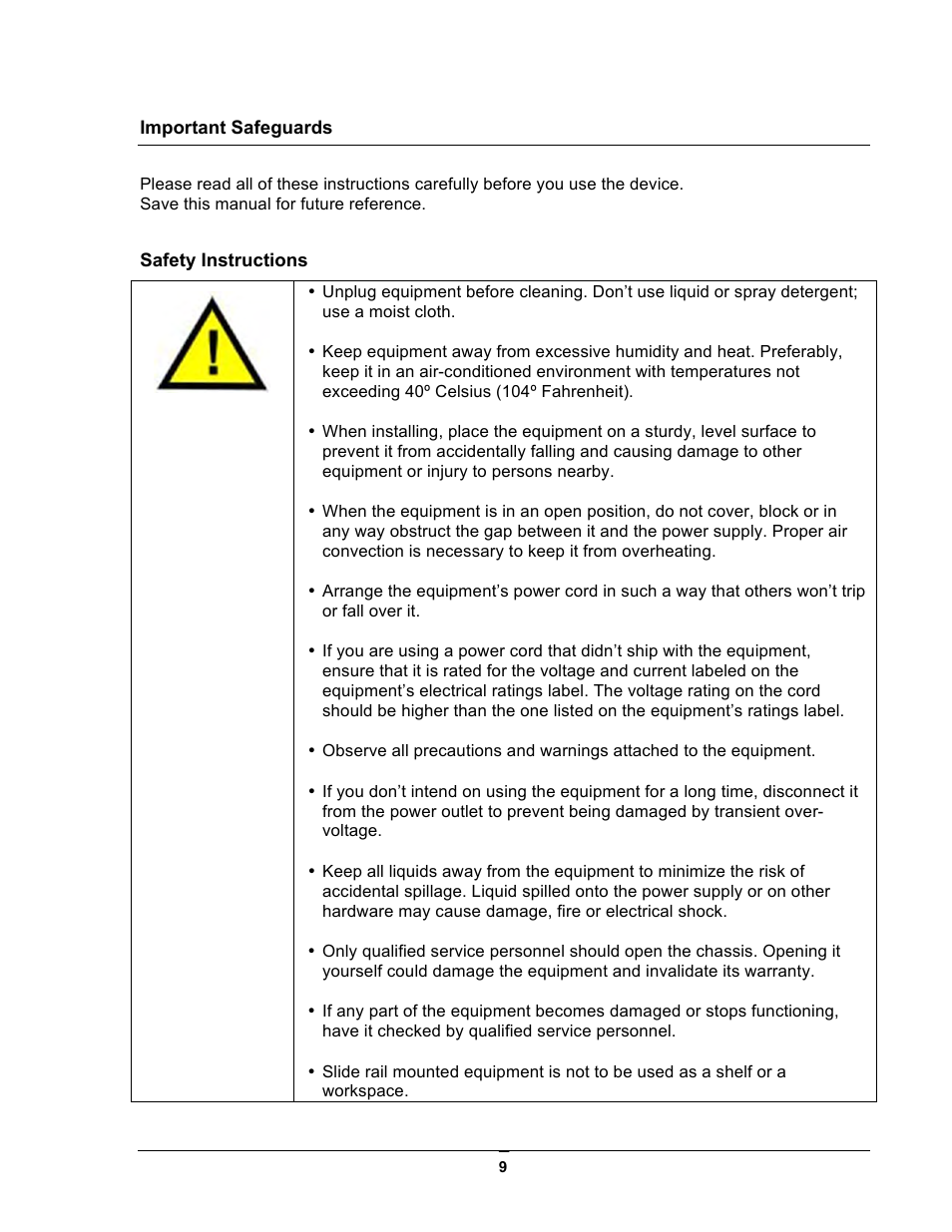 Chatsworth Products LCD Monitors User Manual | Page 9 / 44