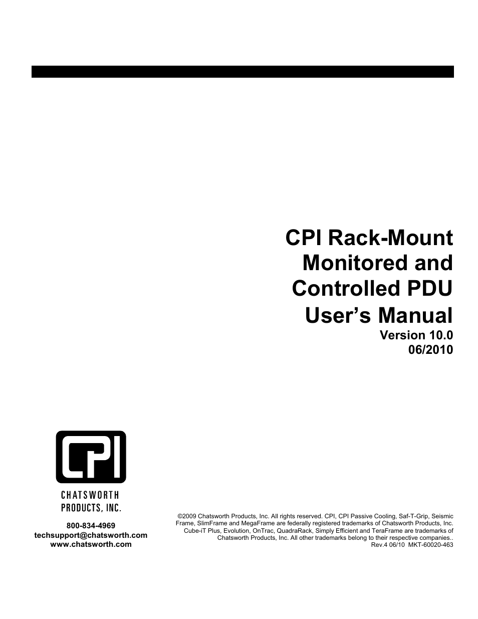 Chatsworth Products Additional Power Distribution Units User Manual | 38 pages
