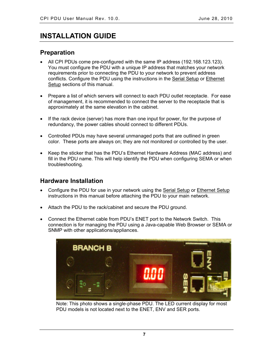 Installation guide, Preparation, Hardware installation | Reparation, Ardware, Nstallation | Chatsworth Products Additional Power Distribution Units User Manual | Page 9 / 38