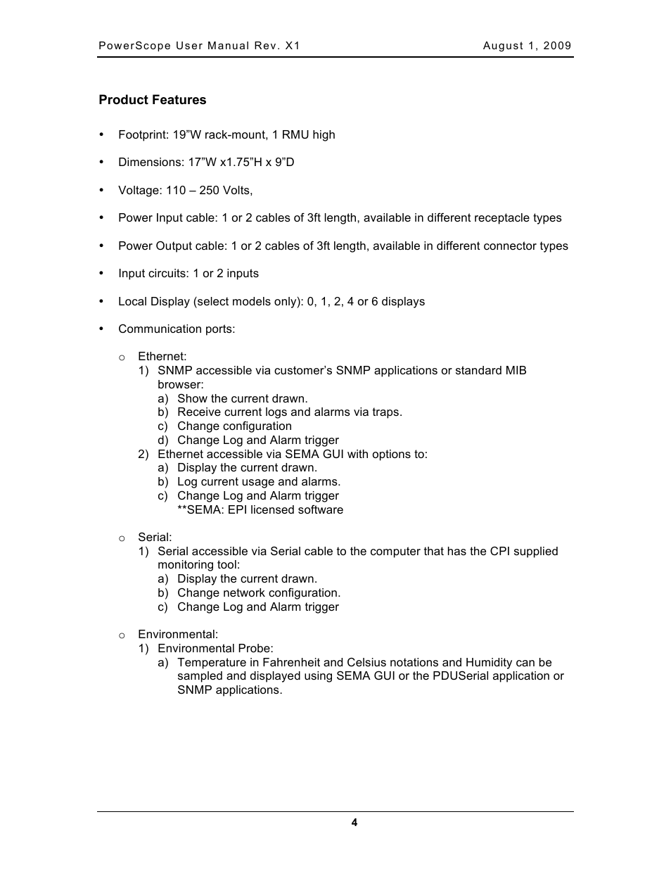 Chatsworth Products PowerScope In-Line Meter User Manual | Page 6 / 22