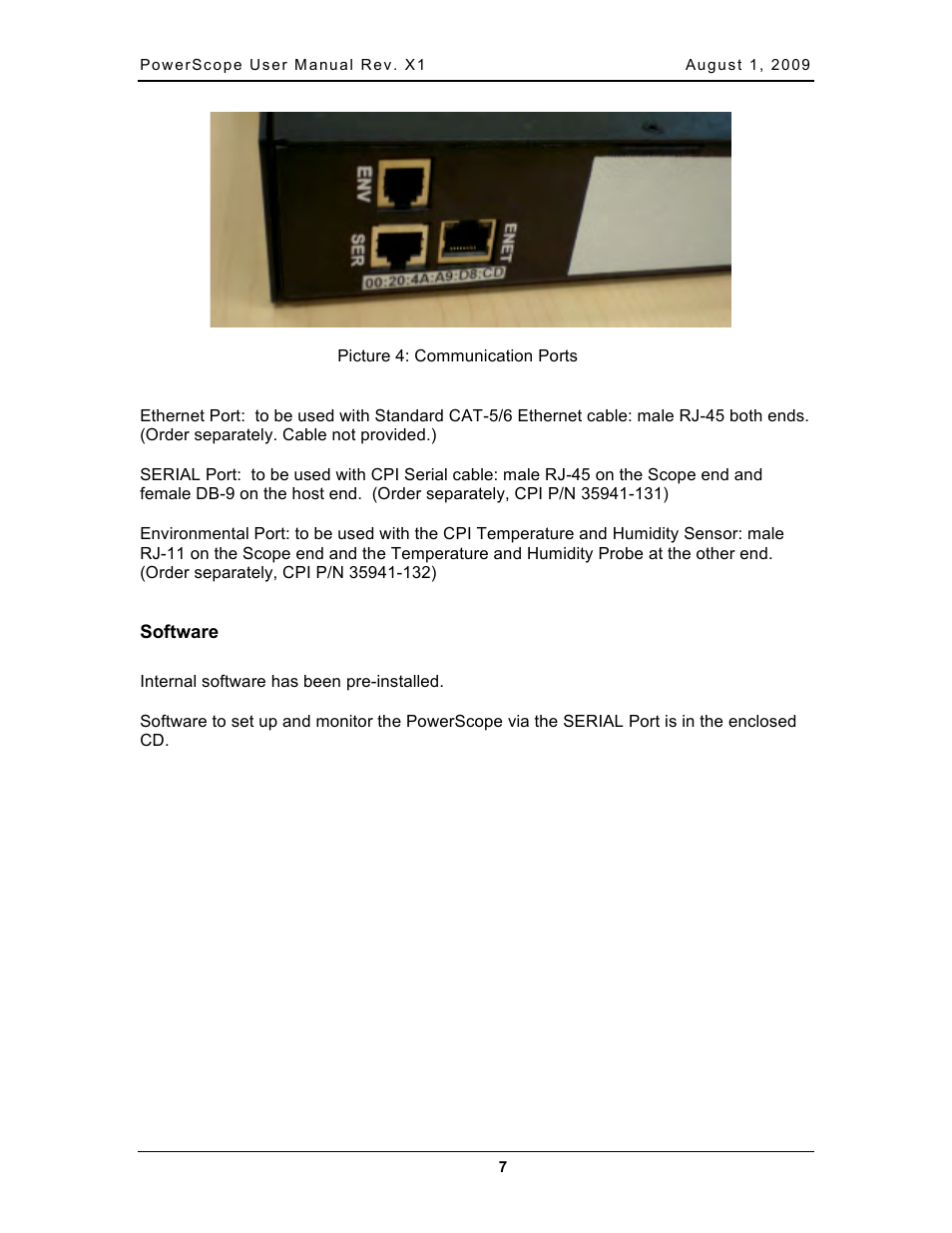 Chatsworth Products PowerScope In-Line Meter User Manual | Page 9 / 22
