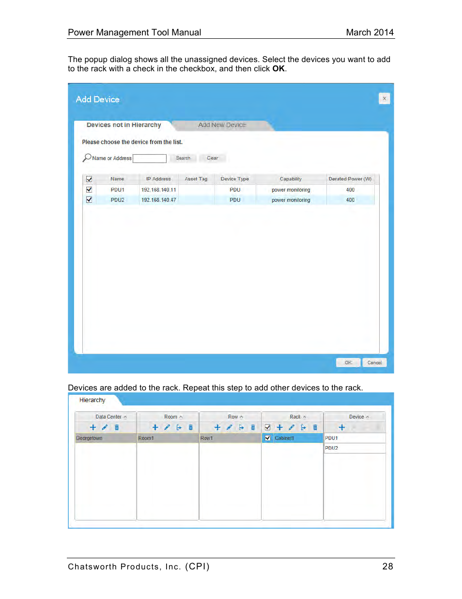 Chatsworth Products CPI Power Management Tool User Manual | Page 28 / 92
