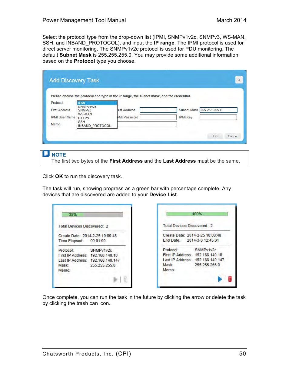 Chatsworth Products CPI Power Management Tool User Manual | Page 50 / 92