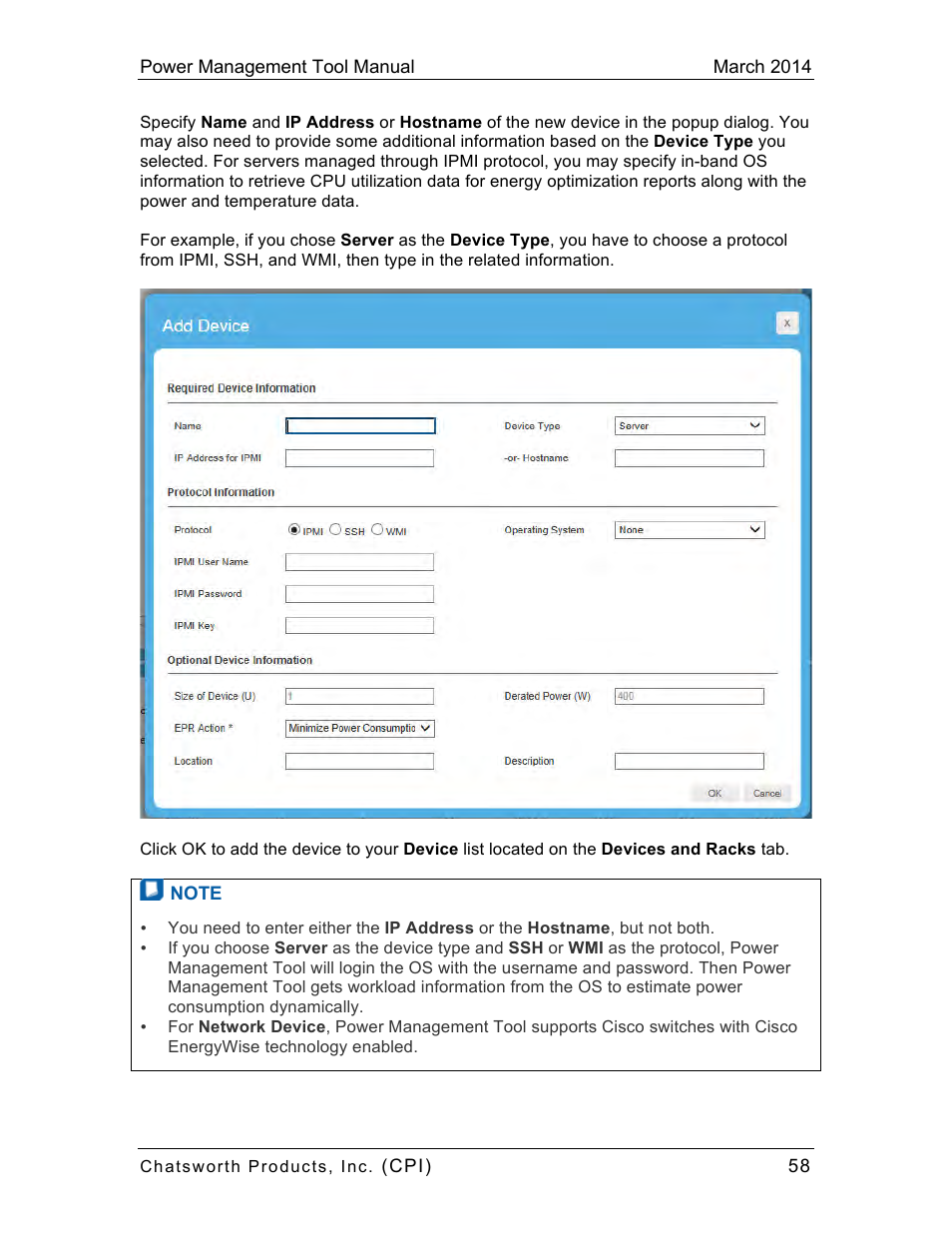 Chatsworth Products CPI Power Management Tool User Manual | Page 58 / 92