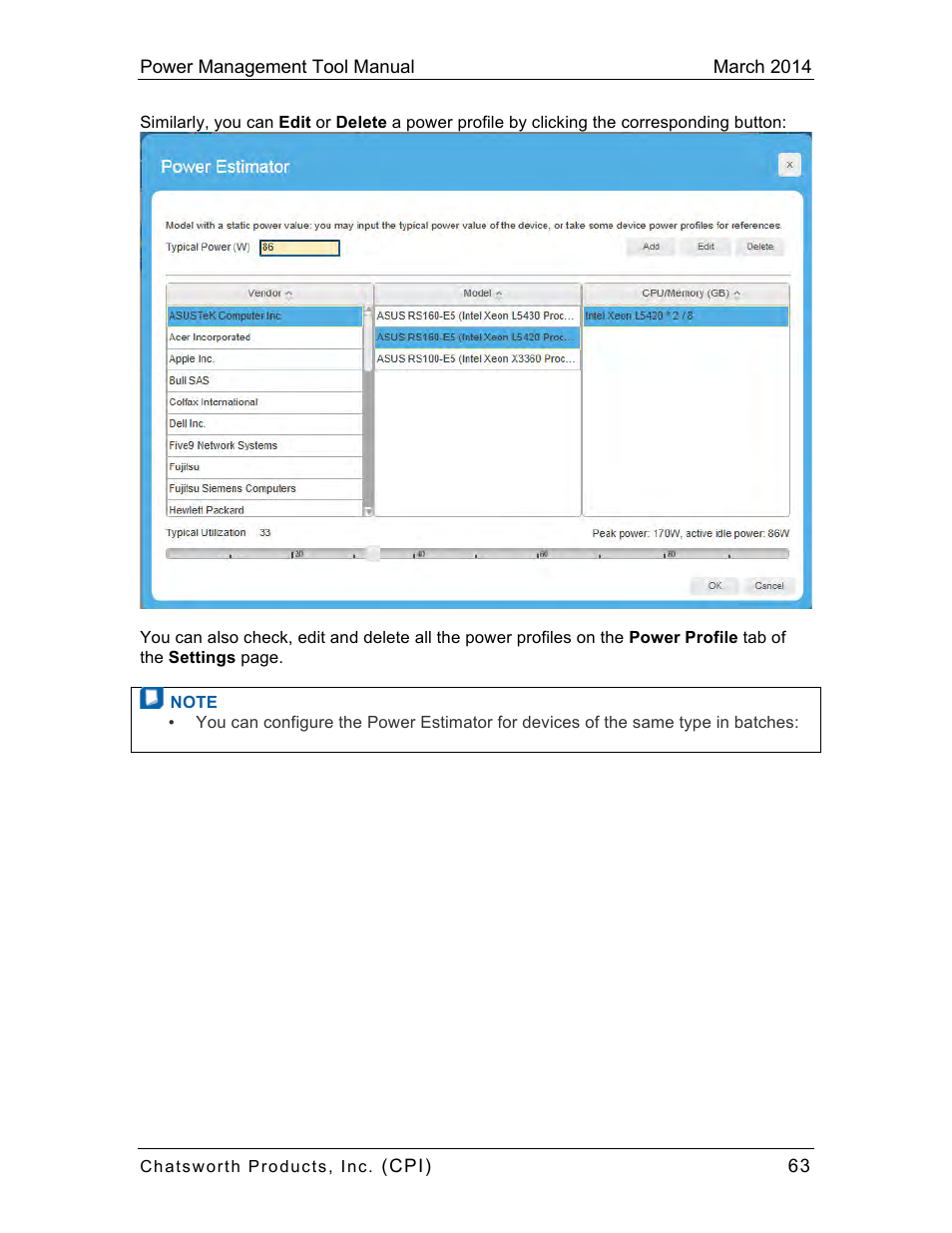 Chatsworth Products CPI Power Management Tool User Manual | Page 63 / 92