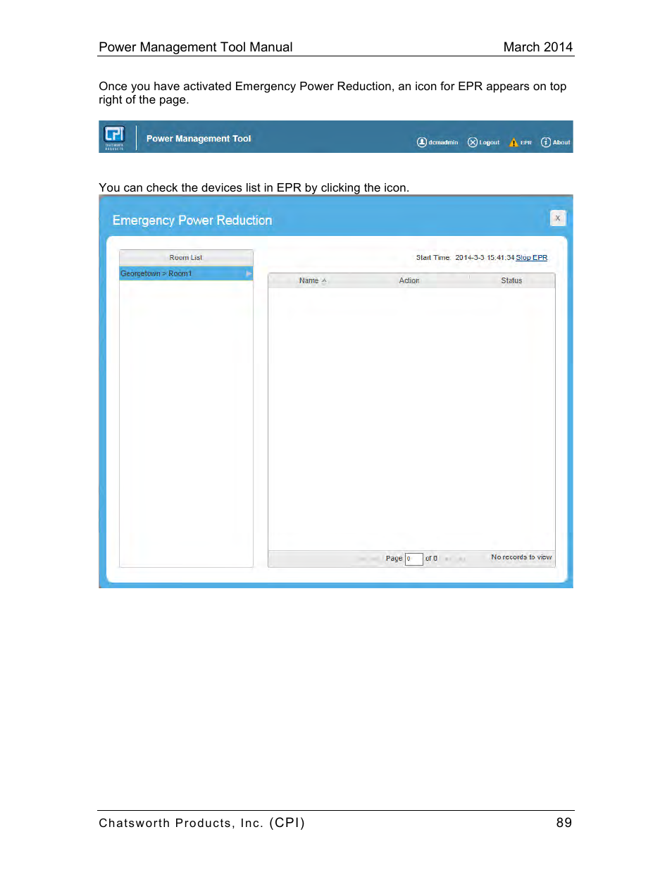 Chatsworth Products CPI Power Management Tool User Manual | Page 89 / 92