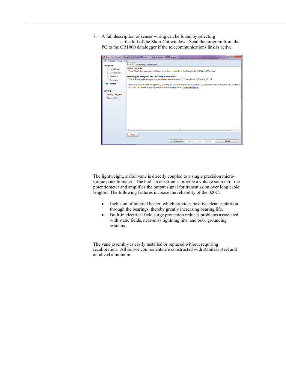 Overview, 1 operation, 2 construction | Campbell Scientific 020C Wind Direction Sensor User Manual | Page 12 / 26