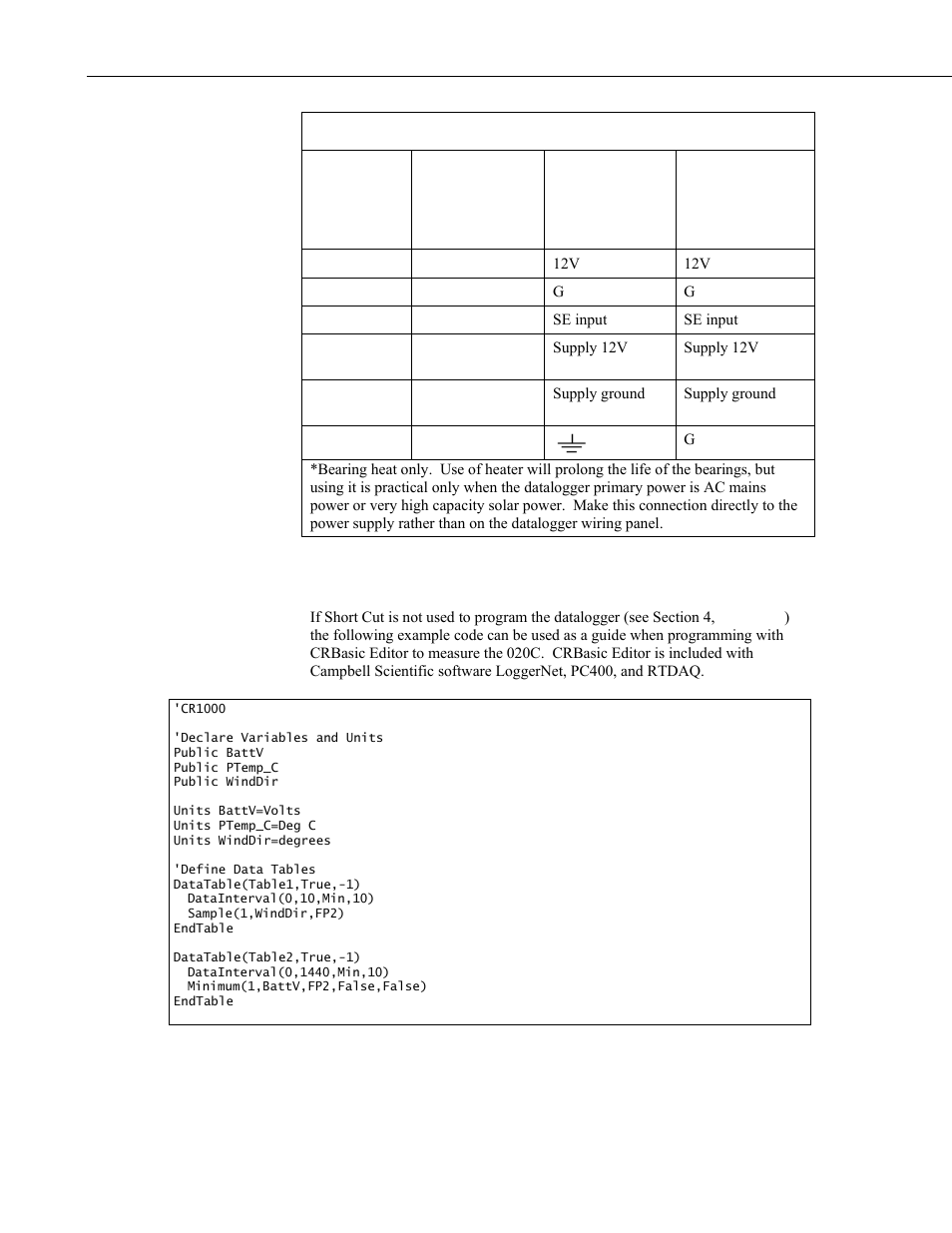 5 programming with crbasic | Campbell Scientific 020C Wind Direction Sensor User Manual | Page 16 / 26