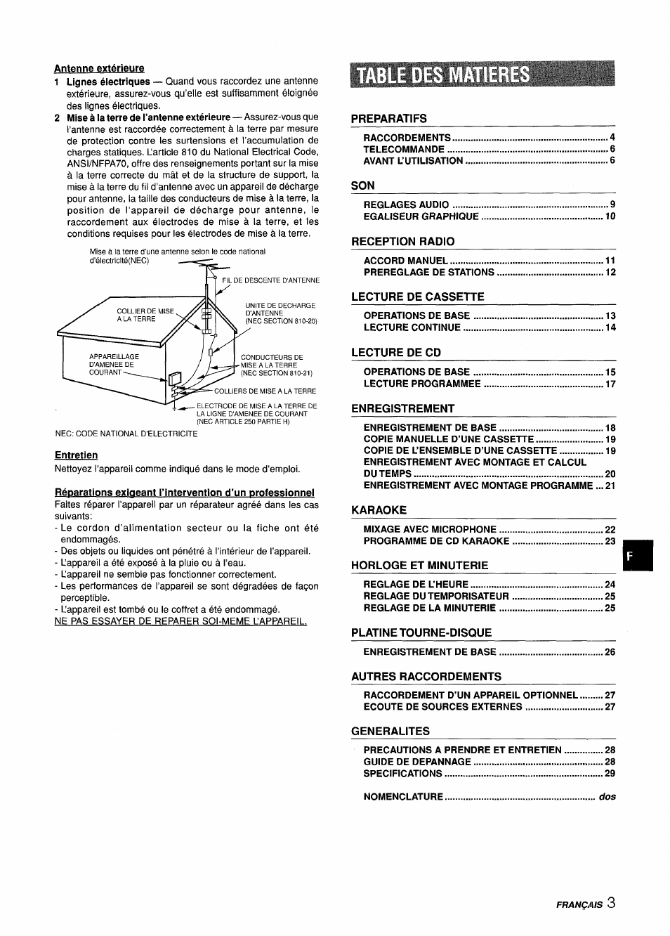 Aiwa Z-L70 User Manual | Page 59 / 88