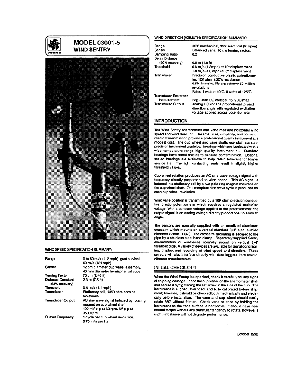R.m. young documentation | Campbell Scientific 03001-L R.M. Young Wind Sentry Set User Manual | Page 25 / 34